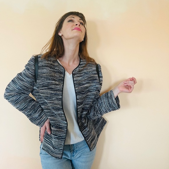 Alfred Dunner Woman Tweed Jacket - Picture 1 of 4